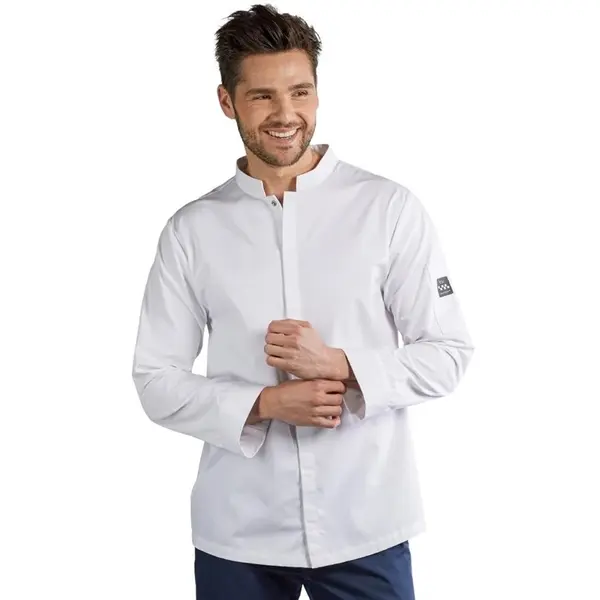 Koksbuis | SABOR | Katoen/Polyester | Wit | Lange Mouw | Maat 4XL