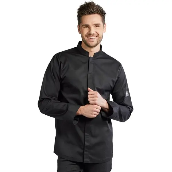 Koksbuis | SABOR | Katoen/Polyester | Zwart | Lange Mouw