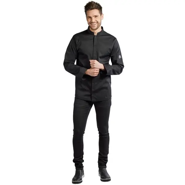 Koksbuis | SABOR | Katoen/Polyester | Zwart | Lange Mouw