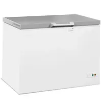 CombiSteel Vrieskist | 305L | Wit/RVS | -18°C/-24°C | Statisch | Kanteldeksel | 1041x743x840(h)mm 