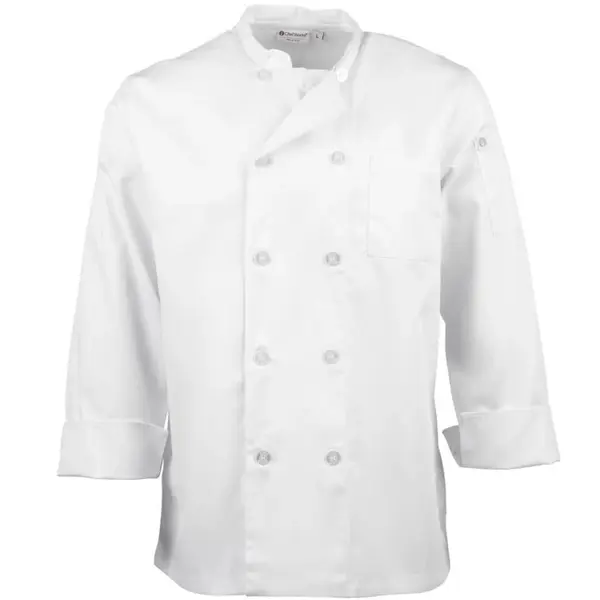 Koksbuis | LE MANS | Polyester/Katoen | Wit | Lange Mouw | Unisex