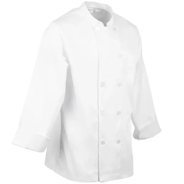 Koksbuis | LE MANS | Polyester/Katoen | Wit | Lange Mouw | Unisex