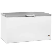 CombiSteel Vrieskist | 469L | Wit/RVS | -18°C/-24°C | Statisch | Kanteldeksel | 1492x743x840(h)mm 