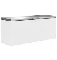CombiSteel Vrieskist | 635L | Wit/RVS | -18°C/-24°C | Statisch | Kanteldeksel | 1904x743x840(h)mm 