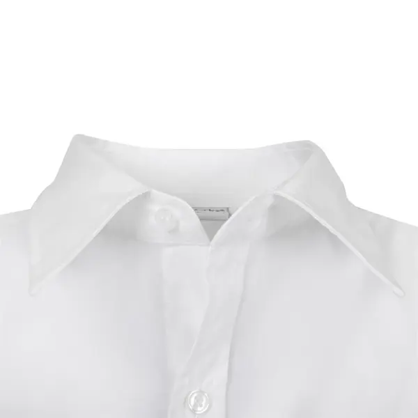 Horecaoverhemd | UNIFORM WORKS | Polyester/Katoen | Wit | Lange Mouw | Unisex | Maat S