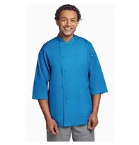 ChefWorks Koksbuis | COLOUR | Polyester/Katoen | Blauw | 3/4 Mouw | Unisex