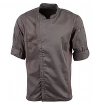 ChefWorks Koksbuis | URBAN HARTFORD | Polyester/Katoen | Grijs | Lange Mouw | Unisex