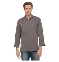 ChefWorks Koksbuis | URBAN HARTFORD | Polyester/Katoen | Grijs | Lange Mouw | Unisex