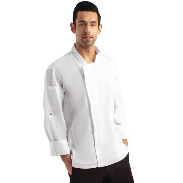 Koksbuis | URBAN HARTFORD | Polyester/Katoen | Wit | Lange Mouw | Unisex