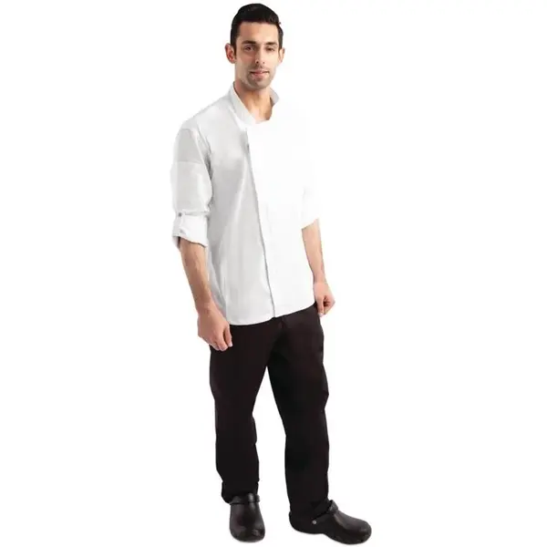 Koksbuis | URBAN HARTFORD | Polyester/Katoen | Wit | Lange Mouw | Unisex