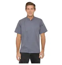 ChefWorks Koksbuis | URBAN SPRINGFIELD | Polyester/Katoen | Donkergrijs | Korte Mouw | Unisex