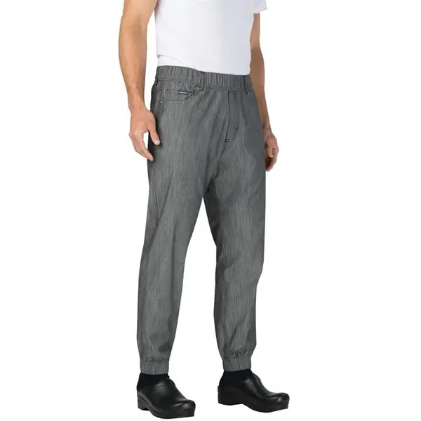 Koksbroek | URBAN | Katoen/Polyester | Zwart/Wit | Unisex | Maat S