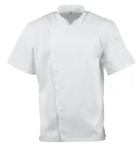 ChefWorks Koksbuis | CANNES | Polyester/Katoen | Wit | Korte Mouw | Unisex | Maat XL