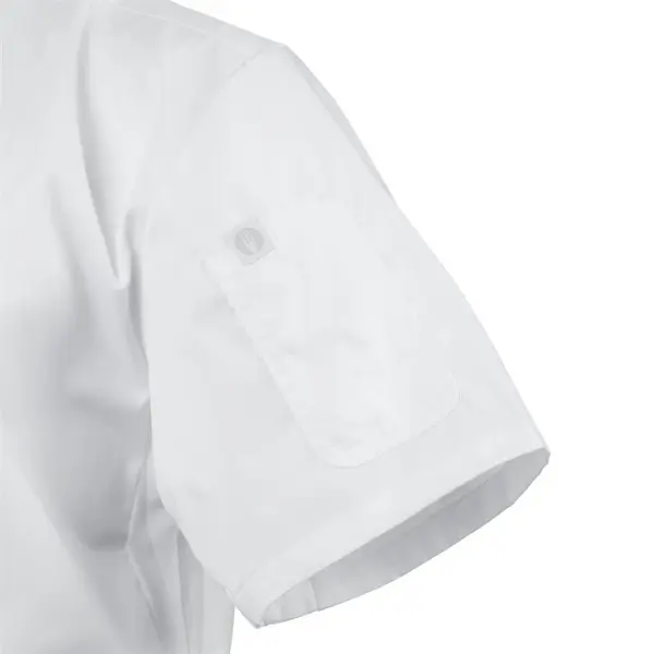 Koksbuis | CANNES | Polyester/Katoen | Wit | Korte Mouw | Unisex | Maat XL