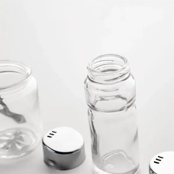 Menage | RVS/Glas | 3-delig | 106x100x218(h)mm