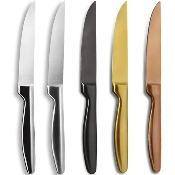 Steakmessen | BOJ SATIN | RVS | 6 Stuks | Lengte 221mm