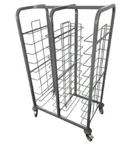 Craven Regaalwagen | Staal | 2x 10 Etages (360x460) | Wielen (Geremd) | 1095x405x1500(h)mm