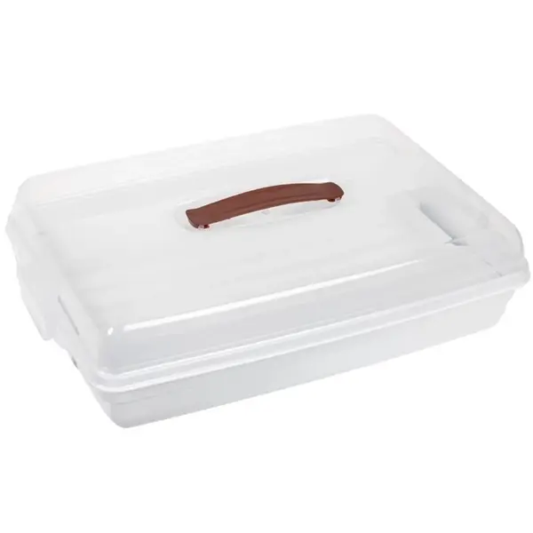 Voedselcontainer | Kunststof (BPA-Vrij) | Wit/Transparant | 450x295x1110(h)mm
