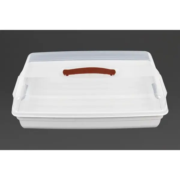 Voedselcontainer | Kunststof (BPA-Vrij) | Wit/Transparant | 450x295x1110(h)mm