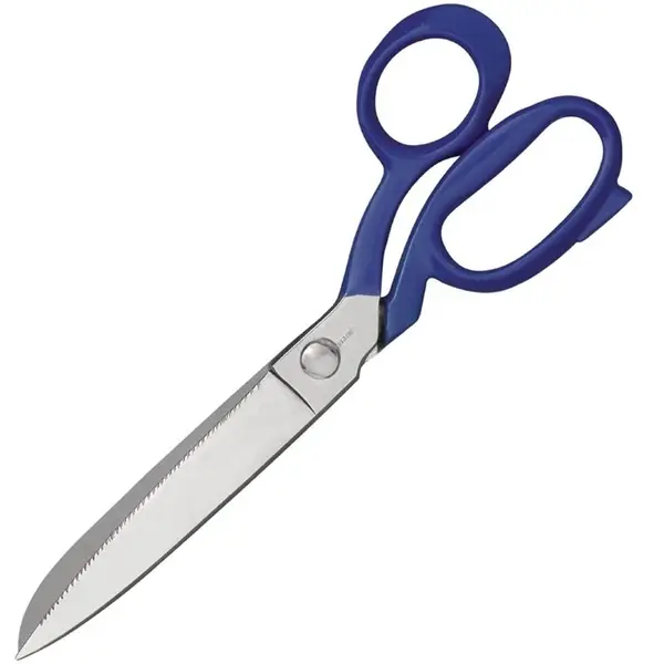Keukenschaar | RVS | Blauw (Vis) | HACCP | Lengte 240mm