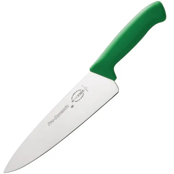 Koksmes | PRO DYNAMIC | RVS | Groen (Groente & Fruit) | HACCP | Lengte 345mm