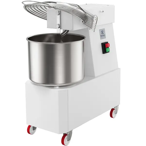 Deegmenger | 8kg/10L | 1 Snelheid | Vaste Kop + Kom | 0.37kW (230V) | Wielen (Geremd) | 300x550x620(h)mm