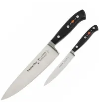 DICK Messenset | PREMIER PLUS | RVS | Zwart | 2 Stuks