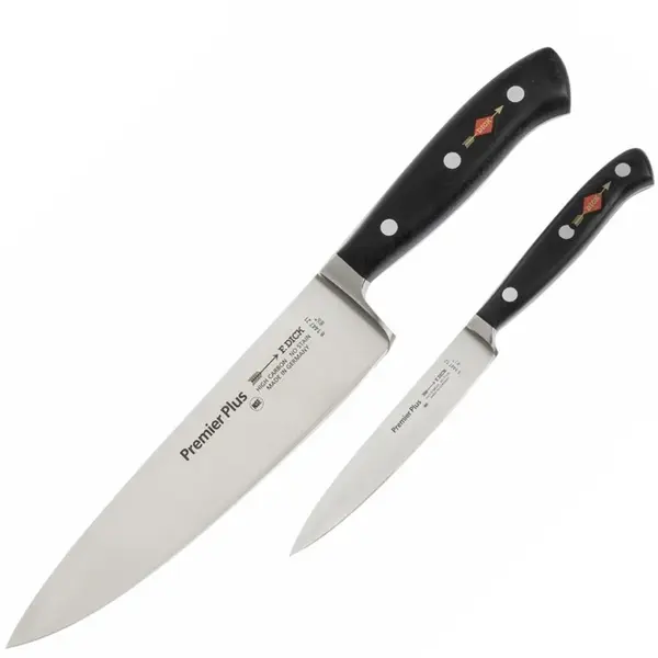 Messenset | PREMIER PLUS | RVS | Zwart | 2 Stuks