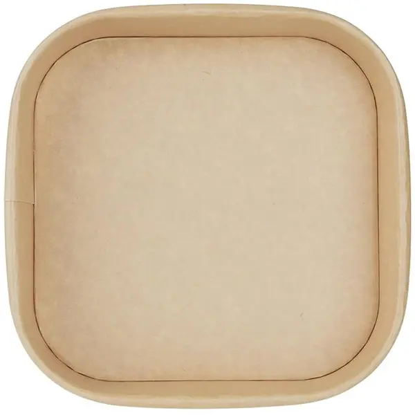 Voedselcontainers | Papier | Recyclebaar | 1.4L | 300 Stuks | 170x170x20mm