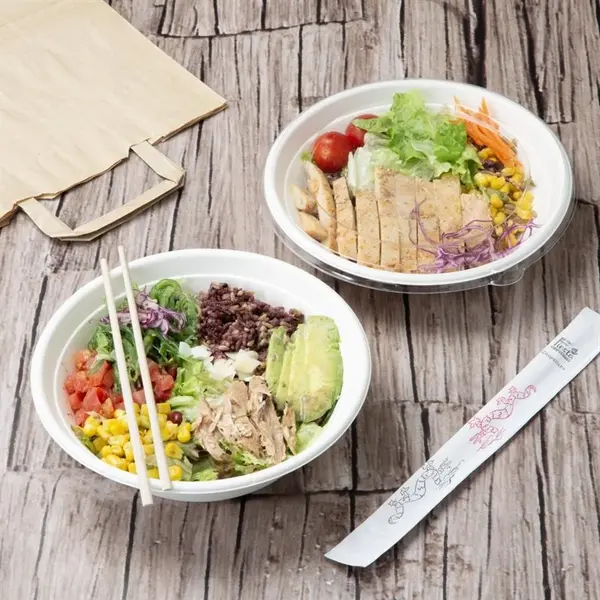 Deksels | Kunststof | Recyclebaar | Fiesta Compostable Kommen GAS-HW029 | 50 Stuks