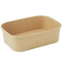 Fiesta Recyclable Voedselcontainers | Papier | Recyclebaar | 750ml | 300 Stuks | 172x122x57(h)mm 