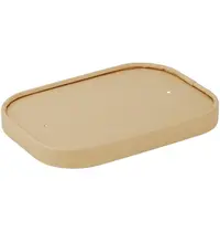 Fiesta Recyclable Deksels | Papier | Recyclebaar | Fiesta Recyclable Voedselcontainers GAS-HW621/HW622 | 300 Stuks | 173x123x16(h)mm 