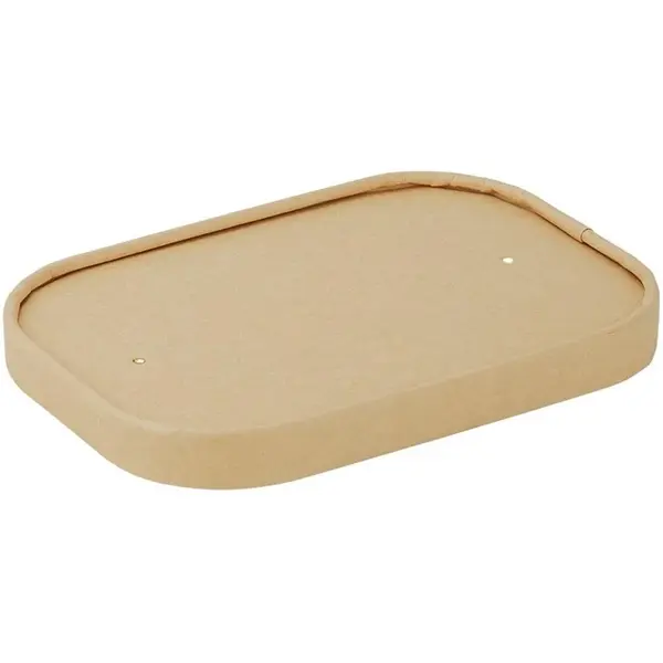 Deksels | Papier | Recyclebaar | Fiesta Recyclable Voedselcontainers GAS-HW621/HW622 | 300 Stuks | 173x123x16(h)mm