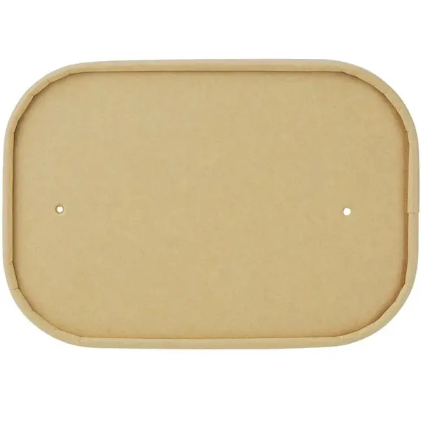 Deksels | Papier | Recyclebaar | Fiesta Recyclable Voedselcontainers GAS-HW621/HW622 | 300 Stuks | 173x123x16(h)mm