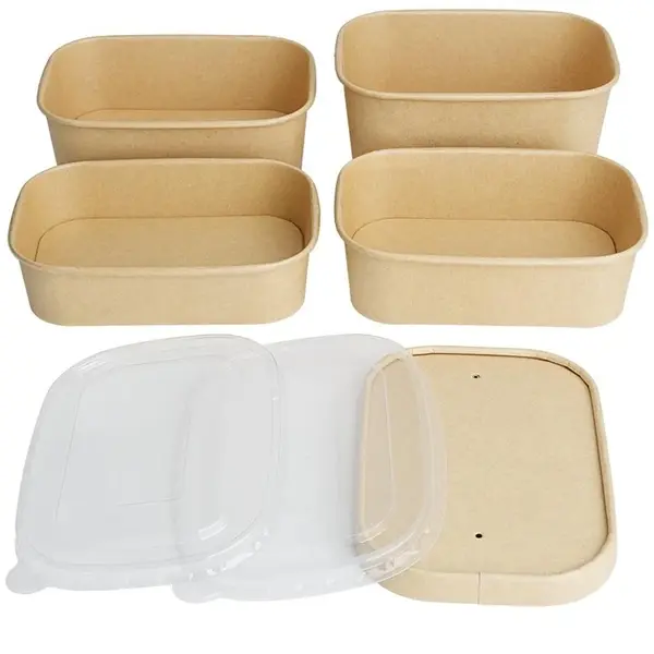 Deksels | Kunststof | Recyclebaar | Fiesta Recyclable Voedselcontainers GAS-HW621/HW622 | 300 Stuks | 173x123x16(h)mm