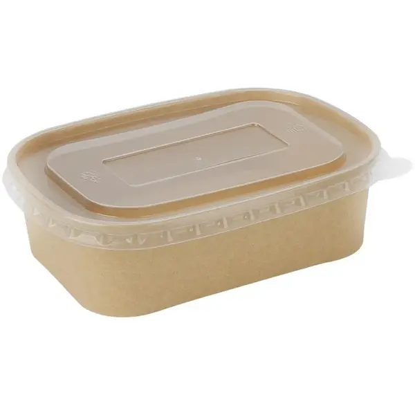 Deksels | Kunststof | Recyclebaar | Fiesta Recyclable Voedselcontainers GAS-HW621/HW622 | 300 Stuks | 173x123x16(h)mm