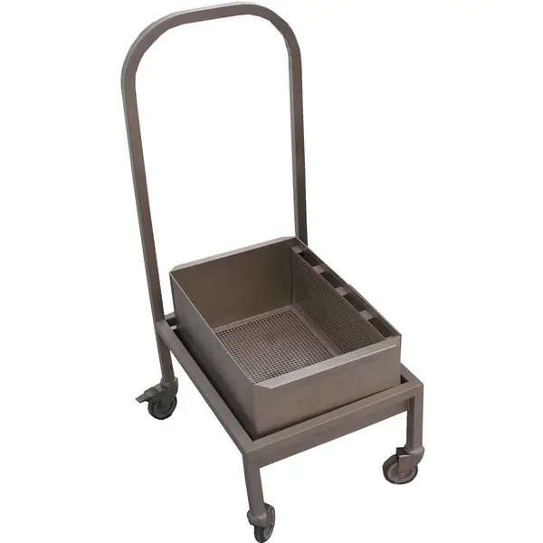Schillenopvangwagen | Electrolux 25kg Aardappelschilmachines ELE-602007/602010 | Incl. Filter | Wielen (Geremd) | 420x560x1020(h)mm