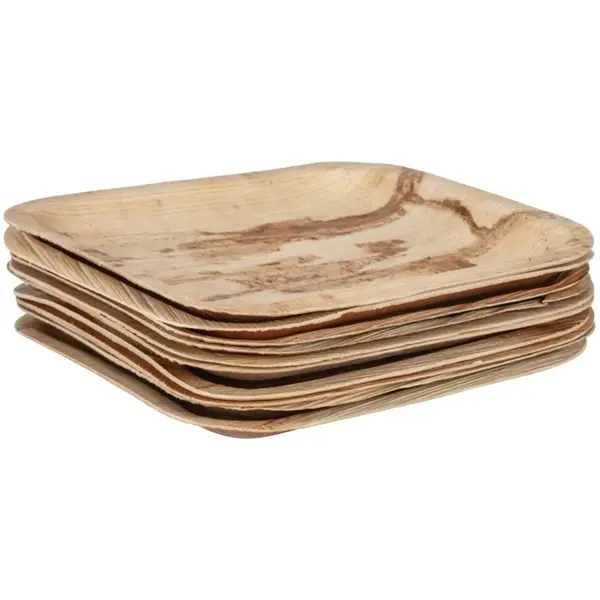 Borden | Palmblad | Composteerbaar | 100 Stuks | 200x200mm