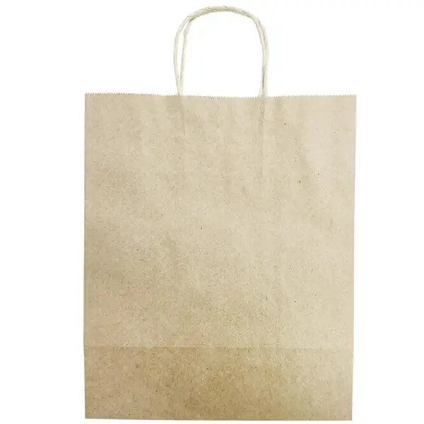 Draagtassen | Papier | Bruin | Recyclebaar | 250 Stuks | 250x140x305(h)mm