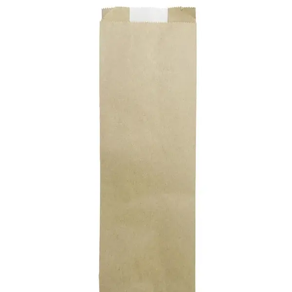 Baquettezakken | Papier | Bruin/Transparant | Composteerbaar | 1000 Stuks | 100x60x300(h)mm