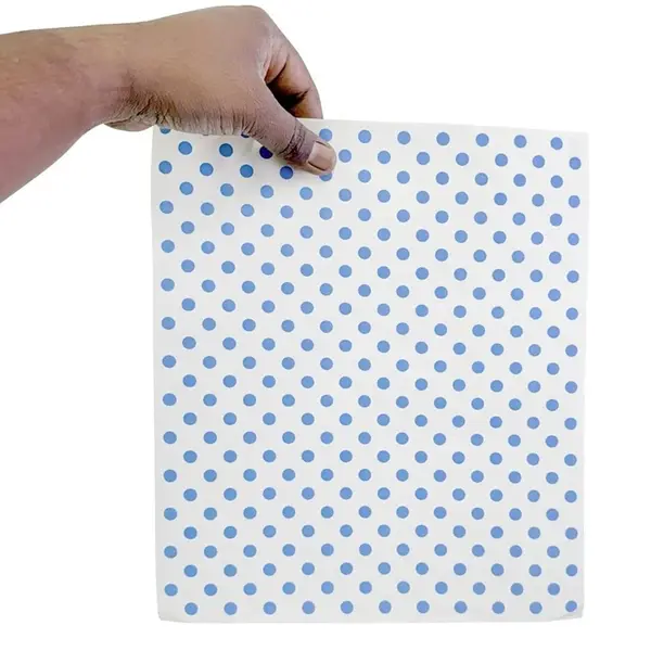 Vetvrij Papier | Blauw/Wit | Composteerbaar | 200 Stuks | 350x250mm