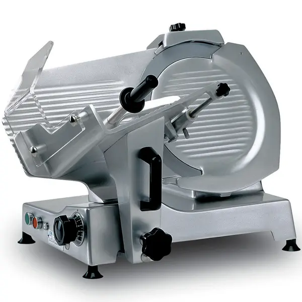 Vleessnijmachine | Mes Ø300mm | Capaciteit 190x190/250x190/Ø225mm | Snijdikte 0-15mm (Traploos) | 0.19kW (230V) | 620x510x450(h)mm