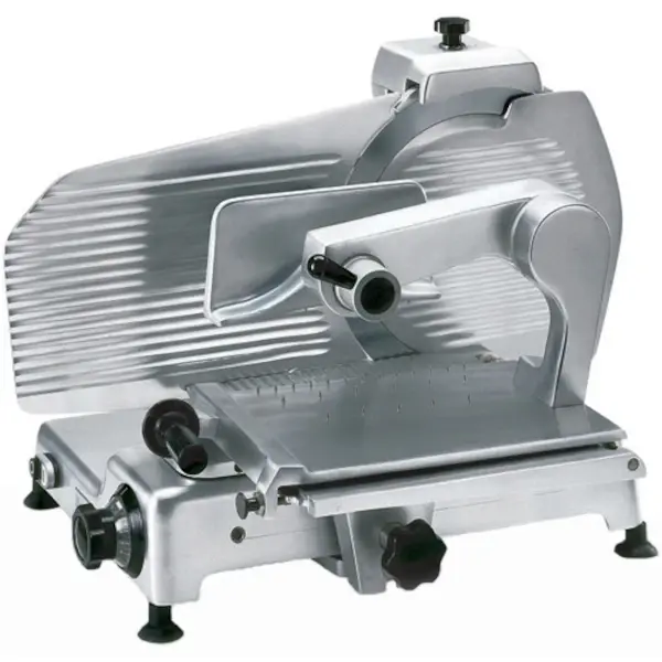 Vleessnijmachine | Mes Ø300mm | Capaciteit 220x220/230x220/Ø220mm | Snijdikte 0-15mm (Traploos) | 0.21kW (230V) | 590x570x500(h)mm