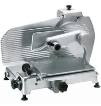 Electrolux Vleessnijmachine | Mes Ø350mm | Capaciteit 265x265/340x265/Ø265mm | Snijdikte 0-24mm (Traploos) | 0.37kW (400V) | 740x630x560(h)mm