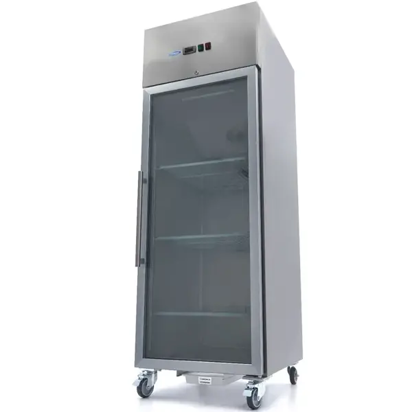 Vrieskast | 600L (2/1 GN) | RVS | -15°C/-20°C | Geforceerd | Wielen (Geremd) | 690x830x2010(h)mm