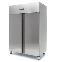 Maxima Koelkast | 1200L (2/1 GN) | RVS | -2°C/+10°C | Geforceerd | Wielen (Geremd) | 1340x810x2010(h)mm
