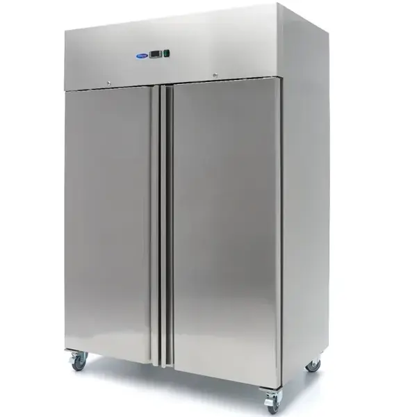 Koelkast | 1200L (2/1 GN) | RVS | -2°C/+10°C | Geforceerd | Wielen (Geremd) | 1340x810x2010(h)mm