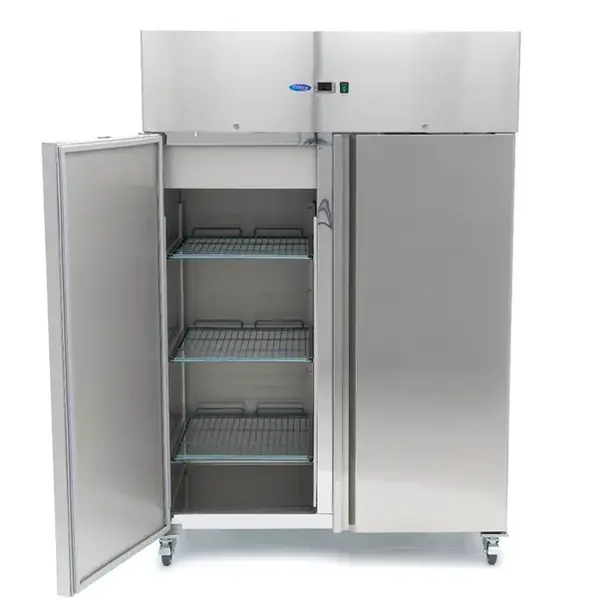 Koelkast | 1200L (2/1 GN) | RVS | -2°C/+10°C | Geforceerd | Wielen (Geremd) | 1340x810x2010(h)mm