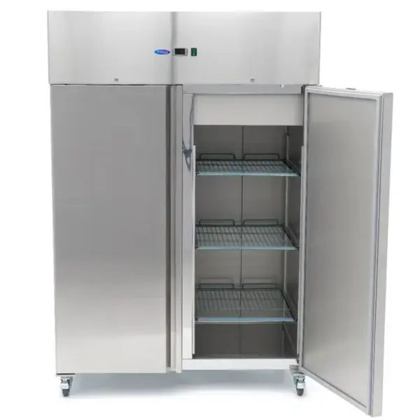 Koelkast | 1200L (2/1 GN) | RVS | -2°C/+10°C | Geforceerd | Wielen (Geremd) | 1340x810x2010(h)mm