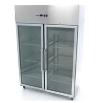 Maxima Koelkast | 1200L (2/1 GN) | RVS | 0°C/+8°C | Geforceerd | Draaideuren | Wielen (Geremd) | 1340x810x2010(h)mm